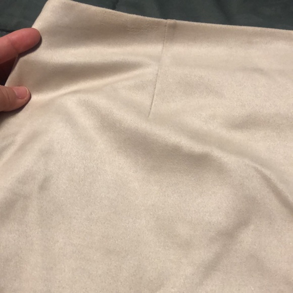 Suede Calvin Klein fringe skirt - Picture 2 of 5